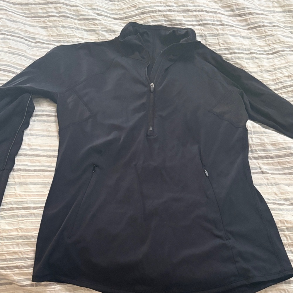 Athleta Black Full-Zip Performance shirt